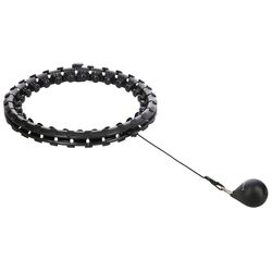 Массажный обруч с утяжелителем HMS Plus Size HHW12 + пояс BR163 (Black) Thumb