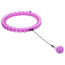 Cerc de masaj cu greutate HMS Plus Size HHW12 + centura BR163 (Violet) Thumb