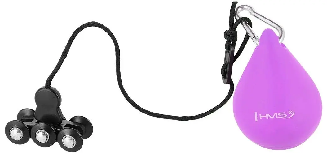 Cerc de masaj cu greutate HMS Plus Size HHW12 + centura BR163 (Violet)