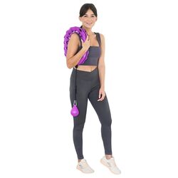 Cerc de masaj cu greutate HMS Plus Size HHW12 + centura BR163 (Violet) Thumb