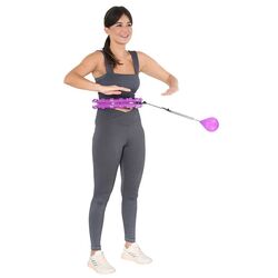 Cerc de masaj cu greutate HMS Plus Size HHW12 + centura BR163 (Violet) Thumb