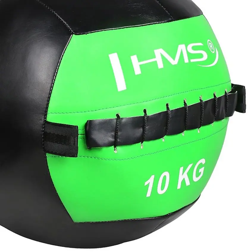 Minge medicinala Hms Wall Ball 10 kg (Black/Green)