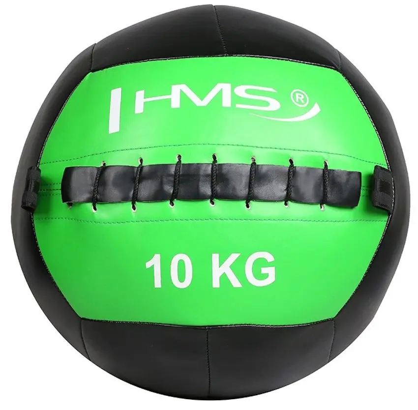 Minge medicinala Hms Wall Ball 10 kg (Black/Green)