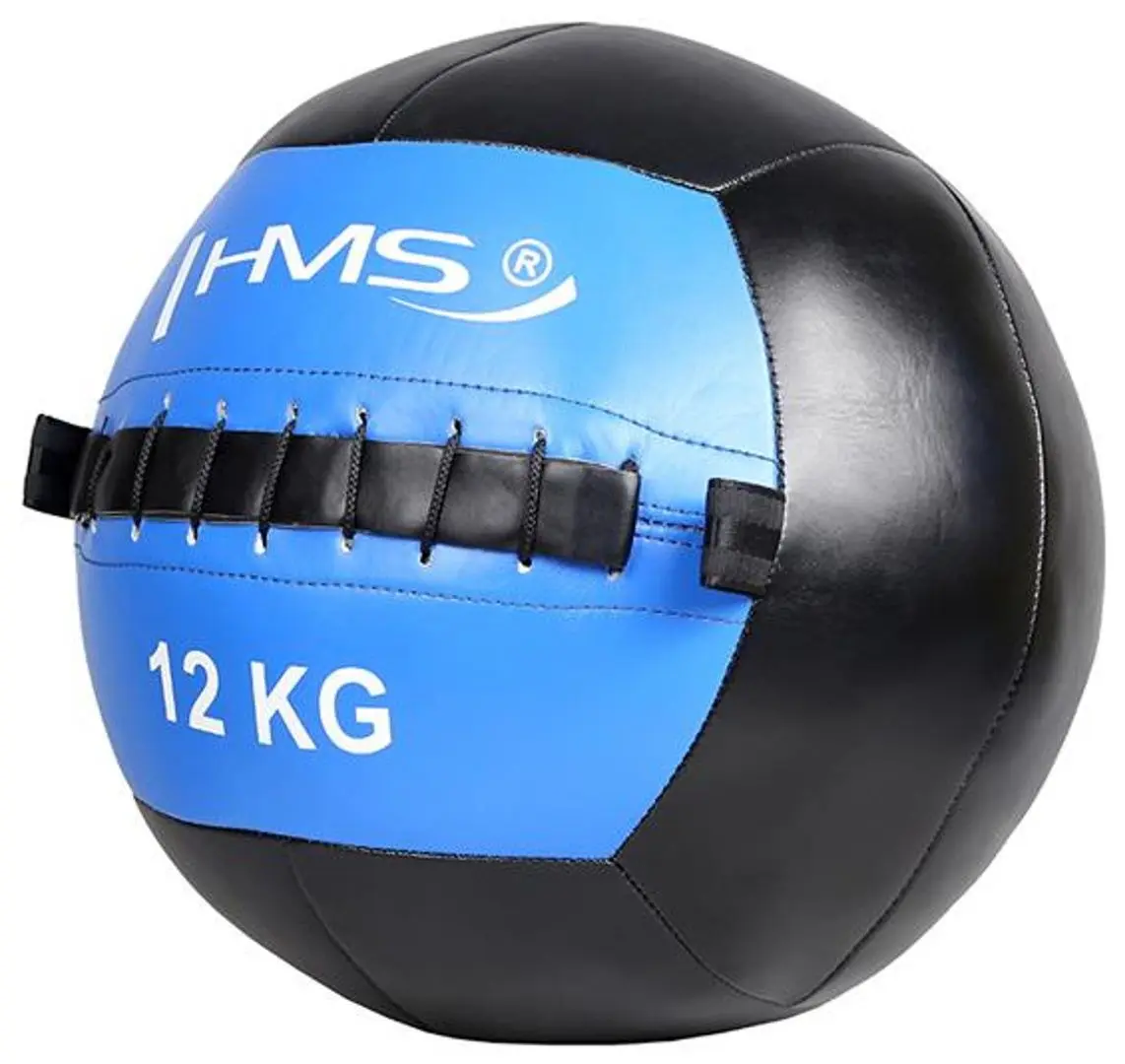 Медицинский мяч HMS WLB12 12kg (Black/Blue)