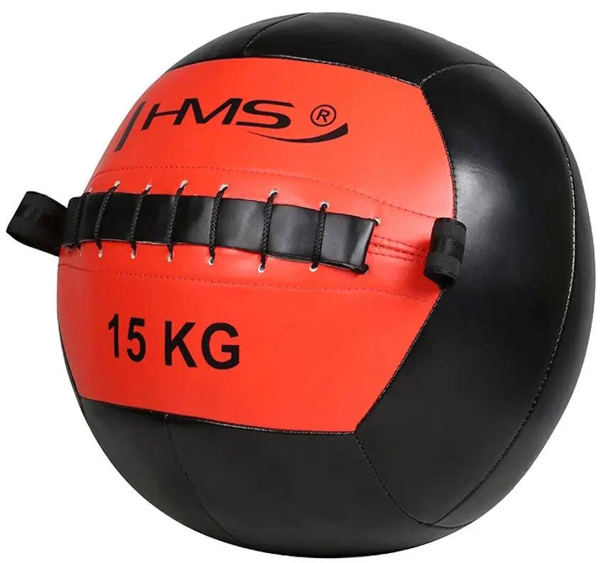 Медицинский мяч Hms WLB15 15кг (Black/Red) - 3
