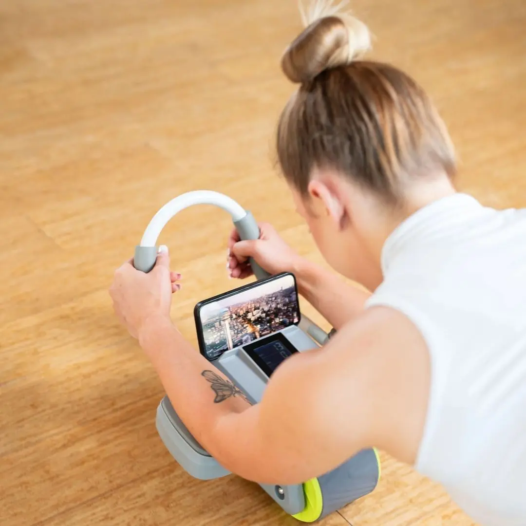 Roata pentru abdomen + covoras HMS KA08 (Grey)