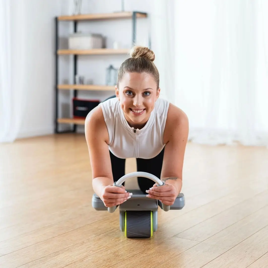 Roata pentru abdomen + covoras HMS KA08 (Grey)