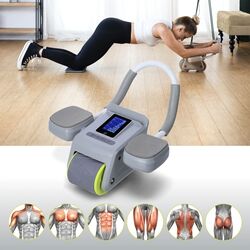 Roata pentru abdomen + covoras HMS KA08 (Grey) Thumb