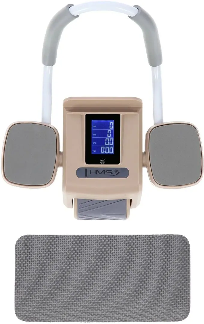 Roata pentru abdomen + covoras HMS KA08 (Grey/Brown)