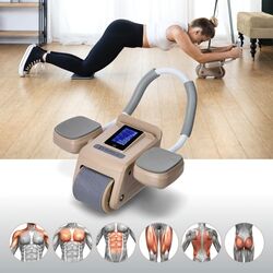 Roata pentru abdomen + covoras HMS KA08 (Grey/Brown) Thumb