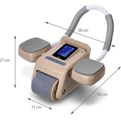 Roata pentru abdomen + covoras HMS KA08 (Grey/Brown) Thumb