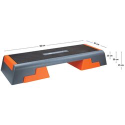 Banca de aerobic HMS Premium AS007 (Black/Orange) Thumb