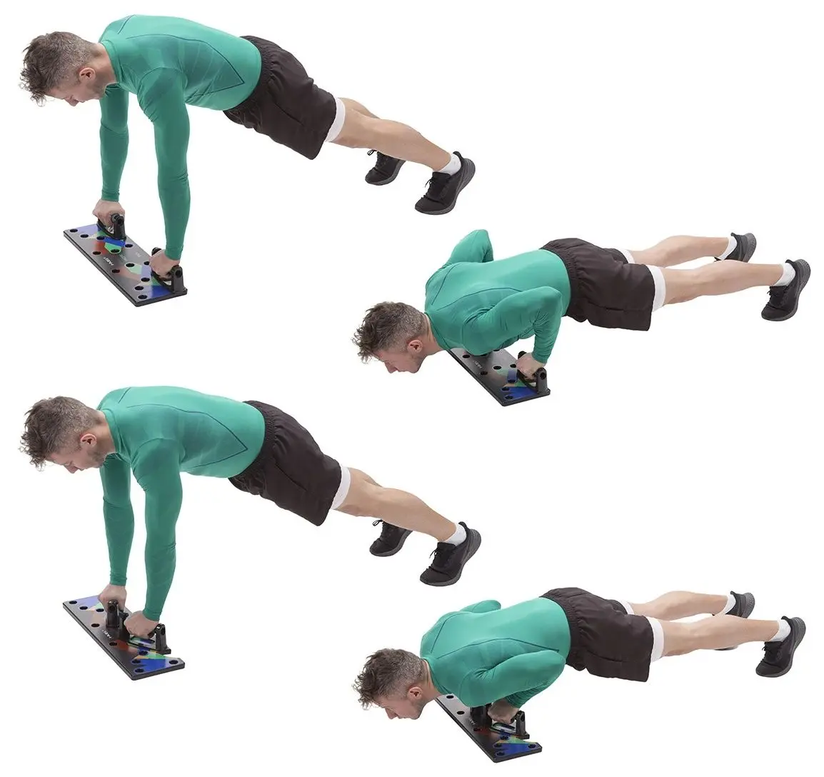 Manere pentru flotari HMS PU10B Multi (Black)