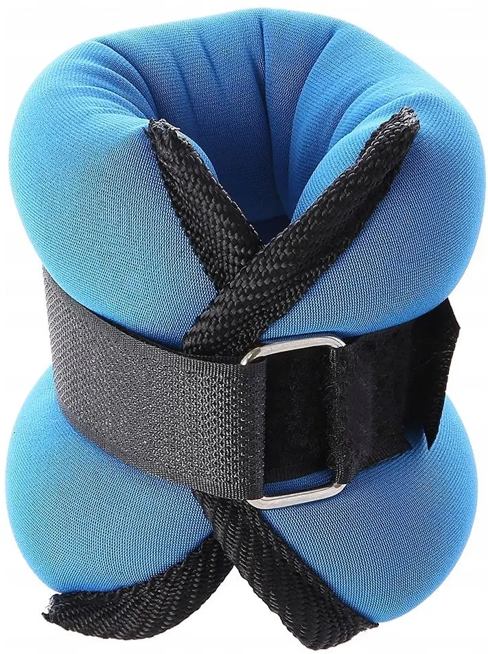 Greutati pentru maini si picioare Hms OB04 2x1kg (Blue/Black)