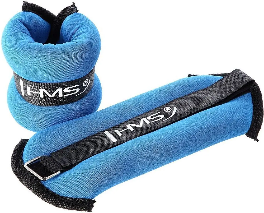 Greutati pentru maini si picioare Hms OB04 2x1kg (Blue/Black)