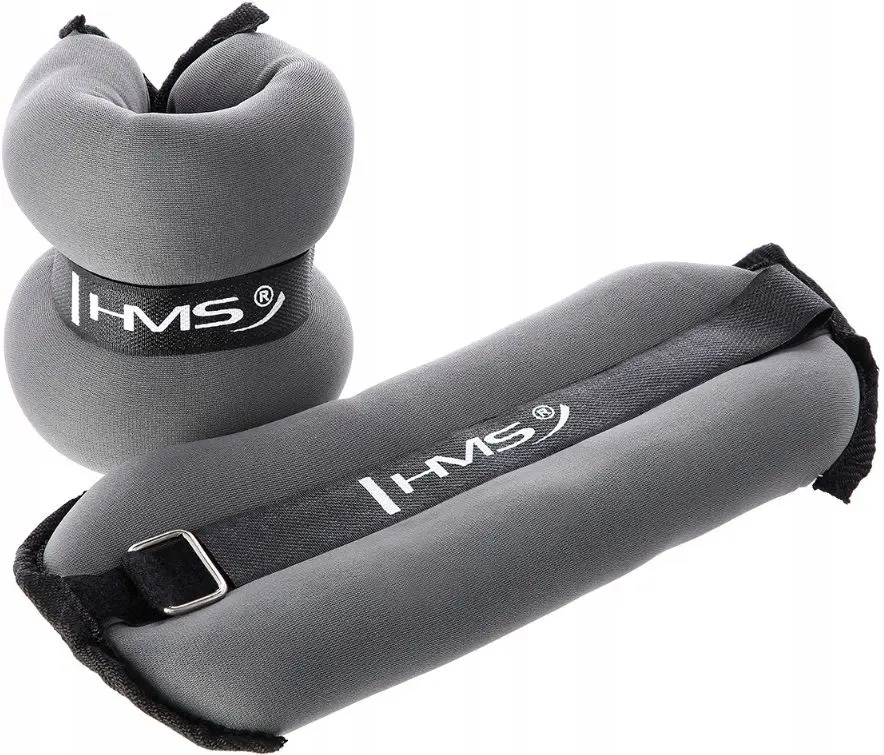 Greutati pentru maini si picioare Hms OB05 2x2kg (Grey/Black)