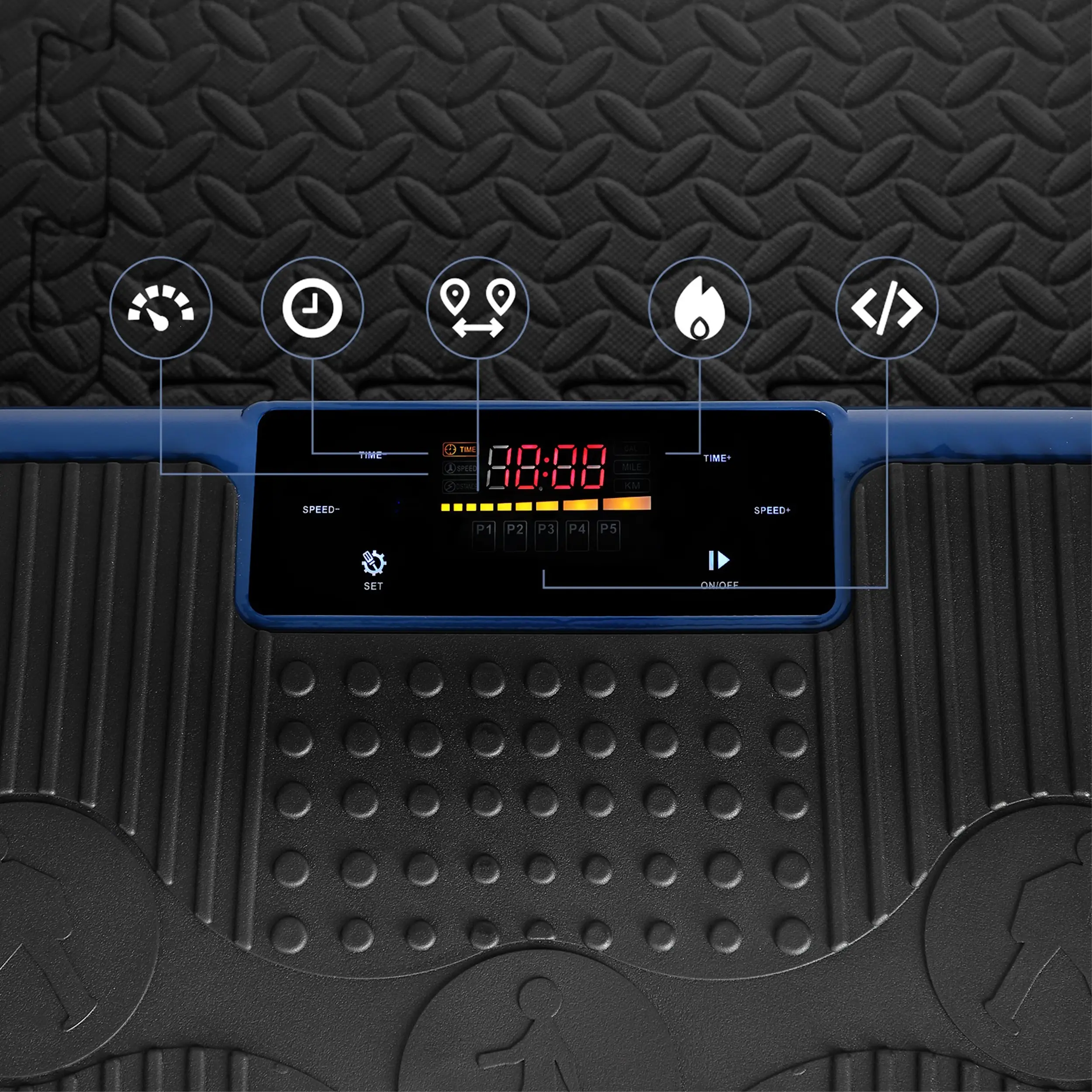Виброплатформа HMS SVP13 (Black/Blue) - 3