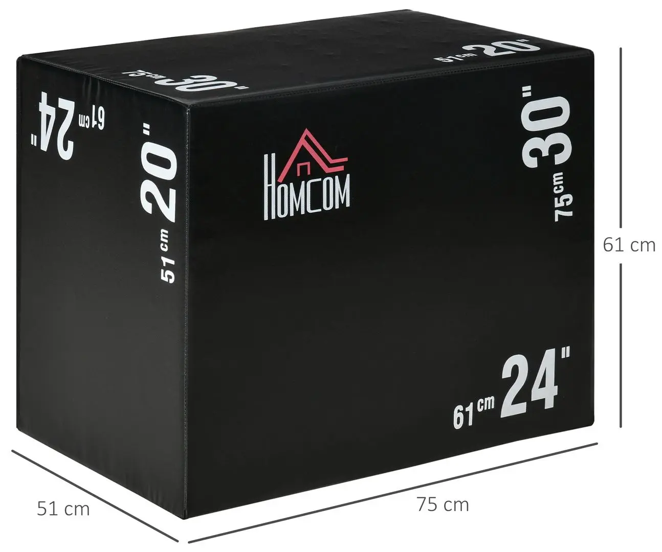 Плиобокс Homcom A93-052 (Black)
