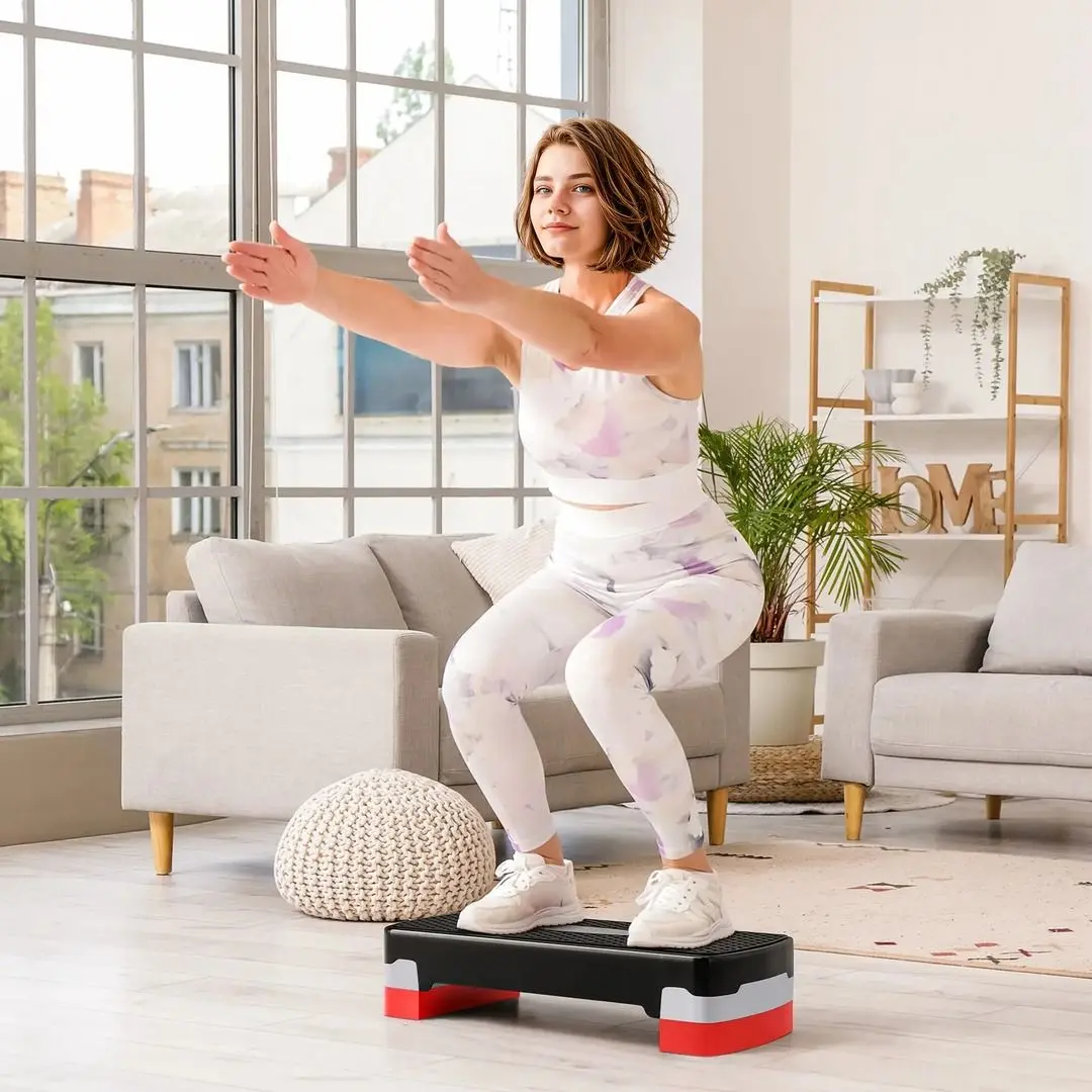 Скамья для аэробики HomCom A90-076RD (Black/Red)