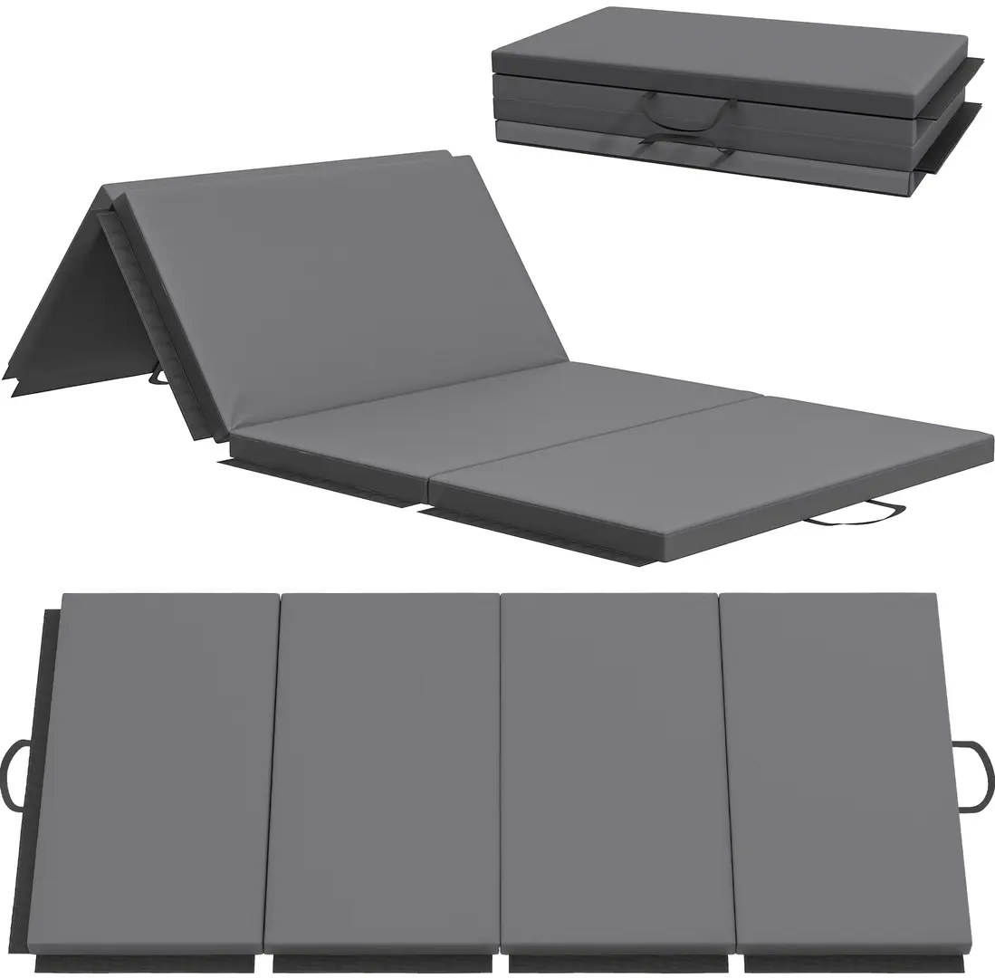 Складной гимнастический мат Homcom A50-012V00GY (Grey)
