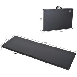 Складной гимнастический мат Homcom A93-033BK (Black) Thumb