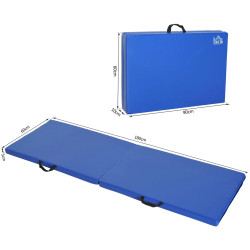 Складной гимнастический мат Homcom A93-033BU (Blue) Thumb