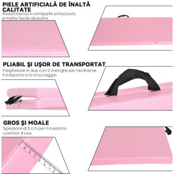 Складной гимнастический мат Homcom A93-033PK (Pink) Thumb