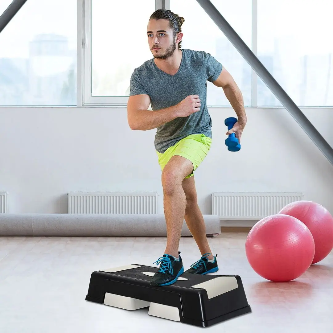 Step-platforma Homcom A90-078 (Black/Grey)