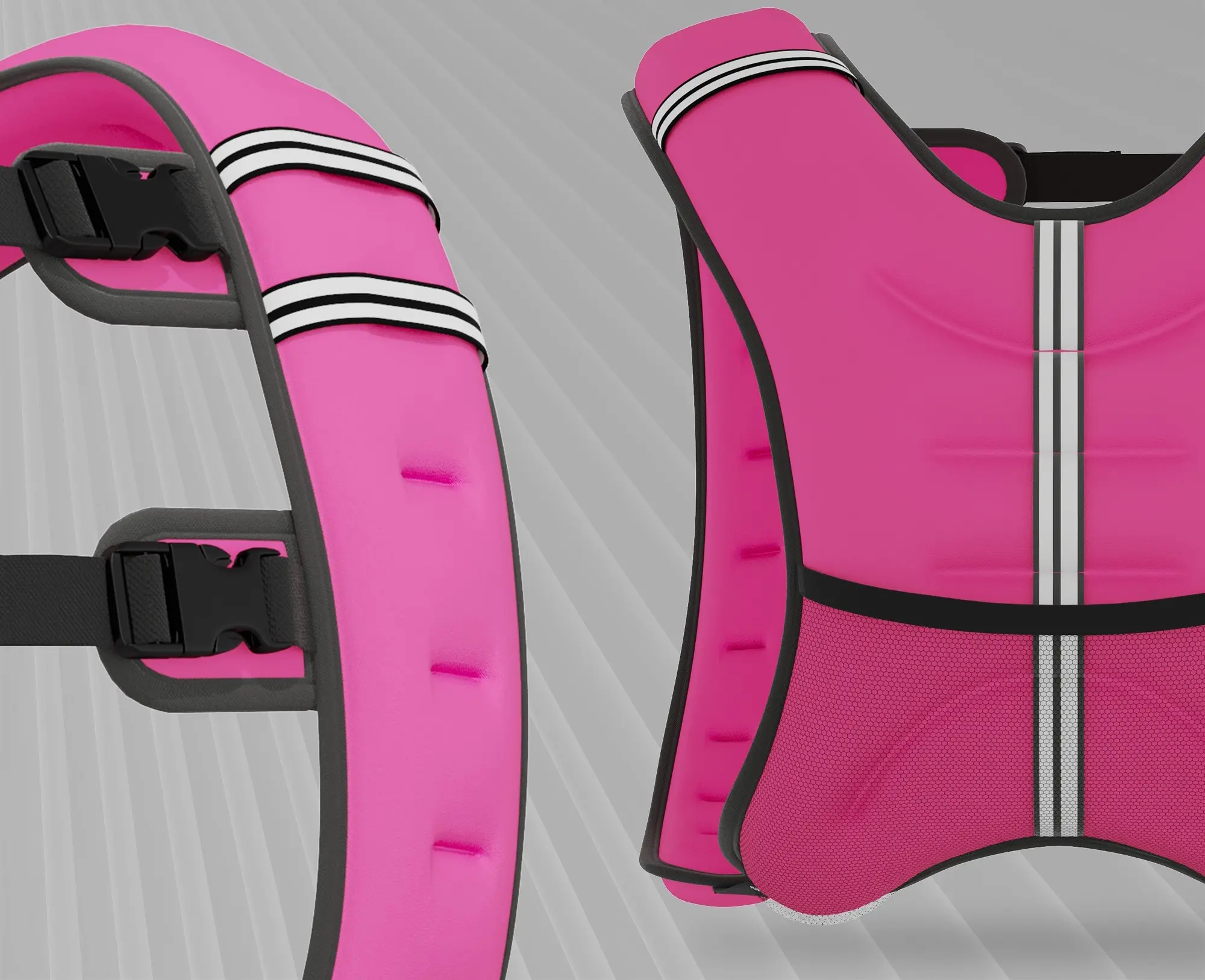 Жилет-утяжелитель Homcom A91-204PK (Pink) - 4