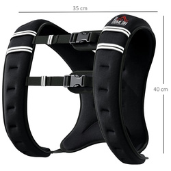 Vesta cu greutate Homcom A91-204V01 (Black) Thumb