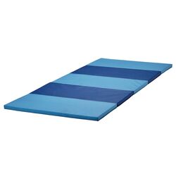 Saltea plianta gimnastica Ikea Plufsig 78x185 (Albastru/Albastru Deschis)