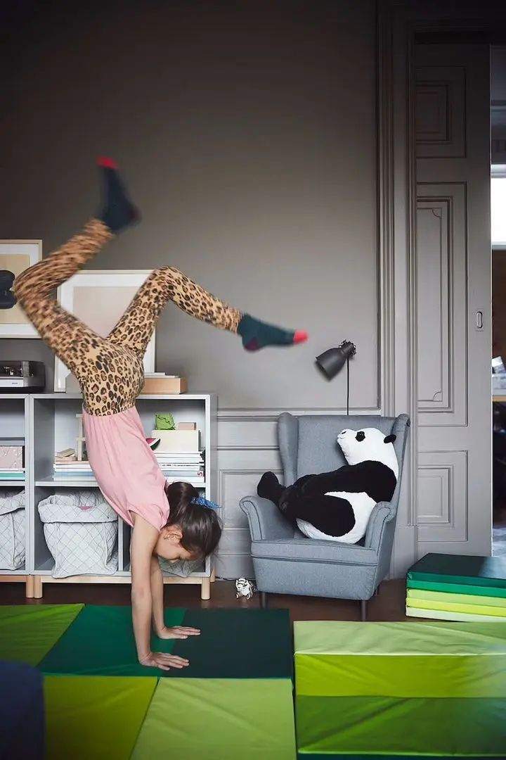 Saltea plianta gimnastica Ikea Plufsig 78x185 (Verde)