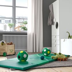 Saltea plianta gimnastica Ikea Plufsig 78x185 (Verde/Verde Deschis) Thumb