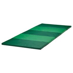 Saltea plianta gimnastica Ikea Plufsig 78x185 (Verde/Verde Deschis)