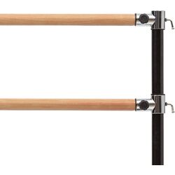 Балетный двойной станок Klarfit Barre Anna (Black/Wood) Thumb