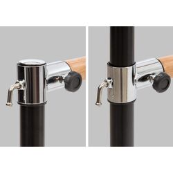 Балетный двойной станок Klarfit Barre Anna (Black/Wood) Thumb