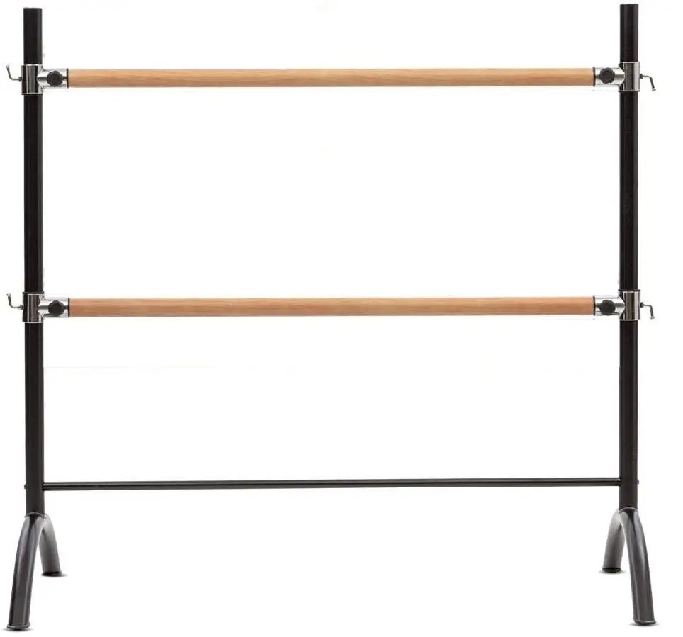 Балетный двойной станок Klarfit Barre Anna (Black/Wood)