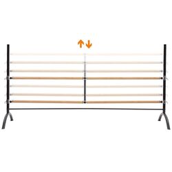 Балетный двойной станок Klarfit Barre Marie (Black/Wood) Thumb