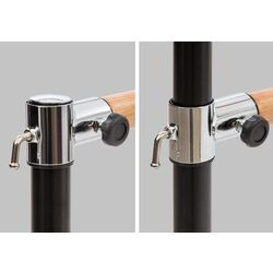 Балетный двойной станок Klarfit Barre Marie (Black/Wood) Thumb