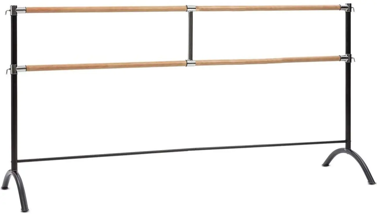 Балетный двойной станок Klarfit Barre Marie (Black/Wood)