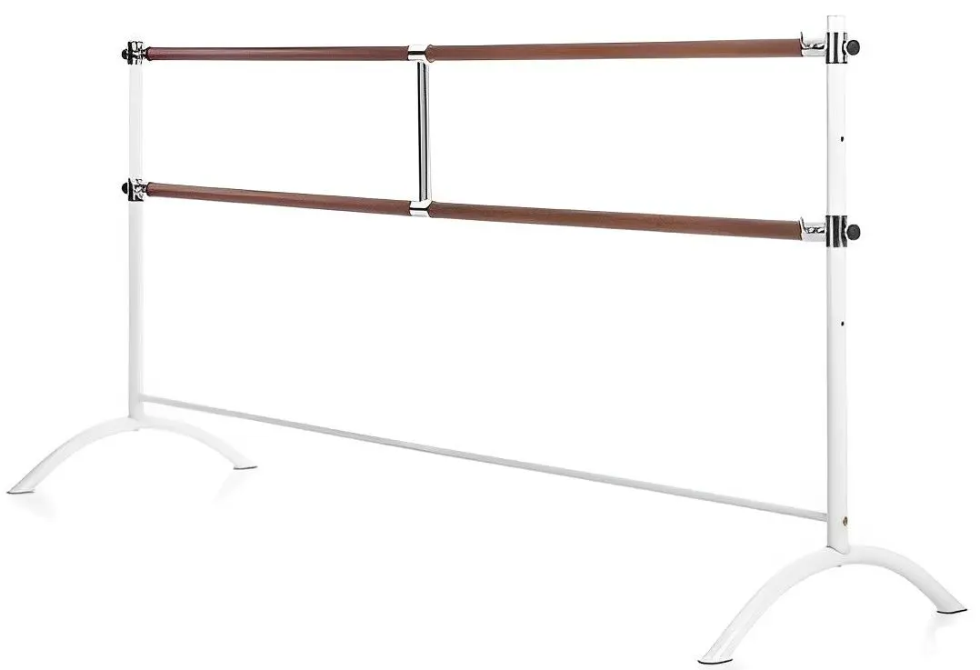 Балетный двойной станок Klarfit Barre Marie (White/Wood) - 2