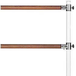 Балетный двойной станок Klarfit Barre Marie (White/Wood) Thumb