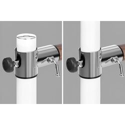 Балетный двойной станок Klarfit Barre Marie (White/Wood) Thumb