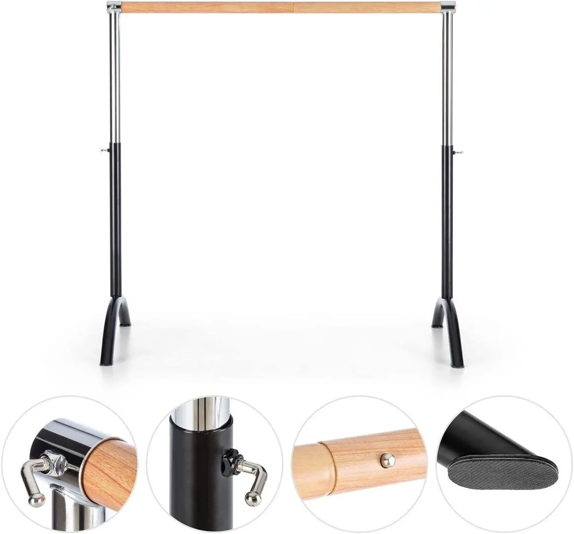 Балетный станок Klarfit Bar Lerina (Black/Wood) - 3