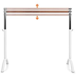 Балетный станок Klarfit Bar Lerina (White/Wood) Thumb