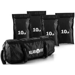Сумка-утяжелитель Klarfit Sandbag 18 kg (Black)