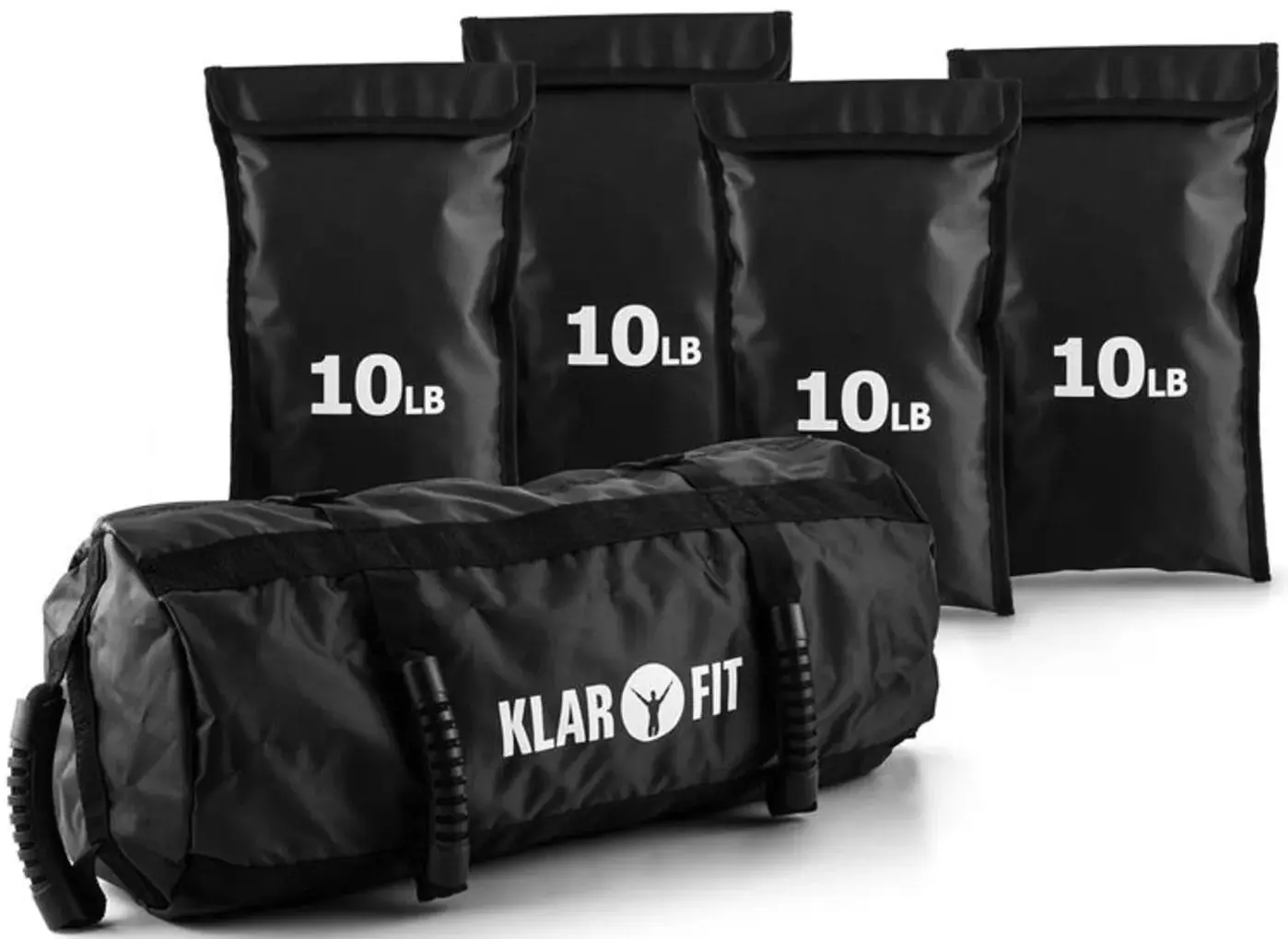 Сумка-утяжелитель Klarfit Sandbag 18 kg (Black)