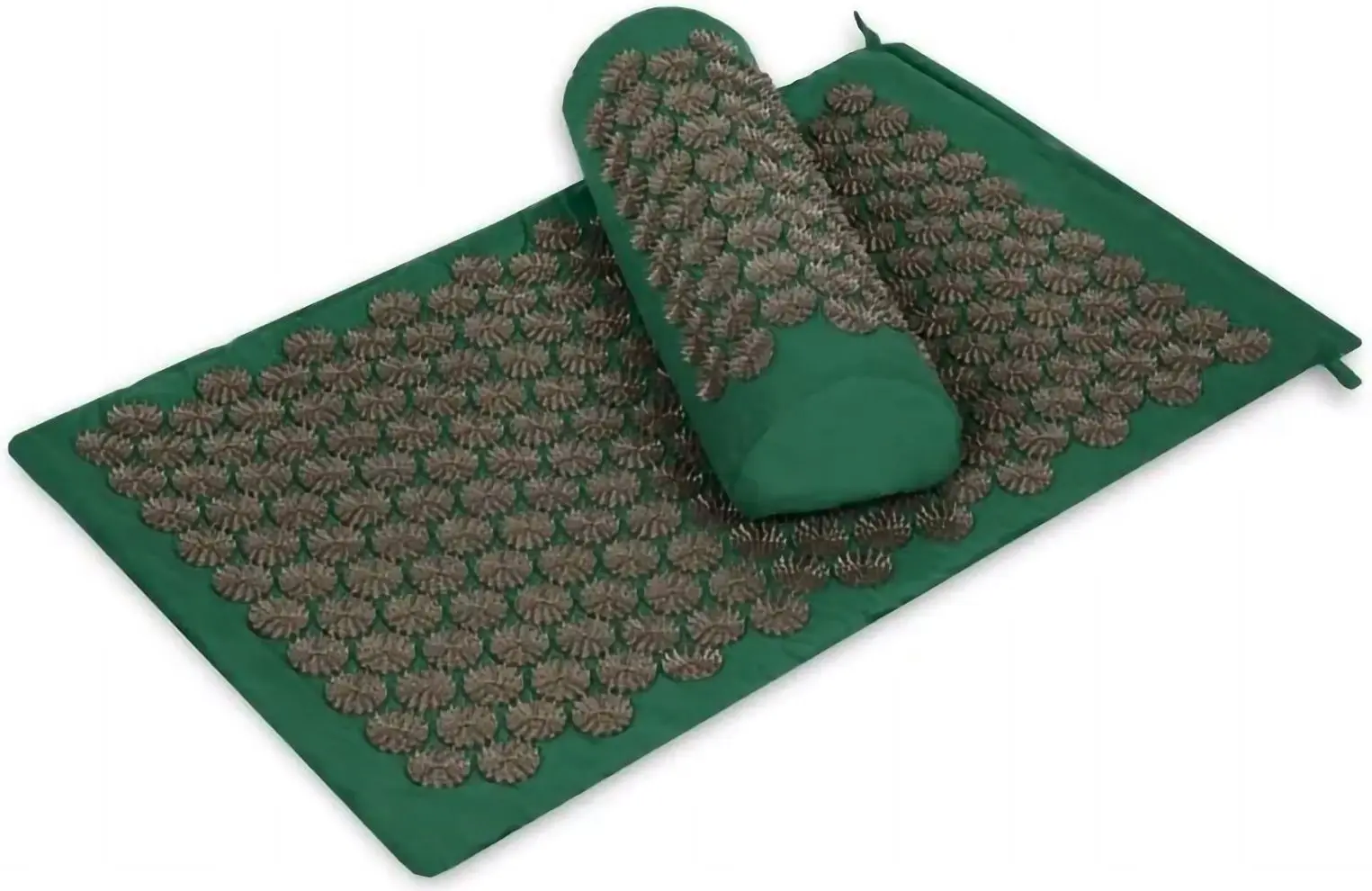 Массажный коврик с подушкой Kraft&Dele Professional KD11901 (Green)