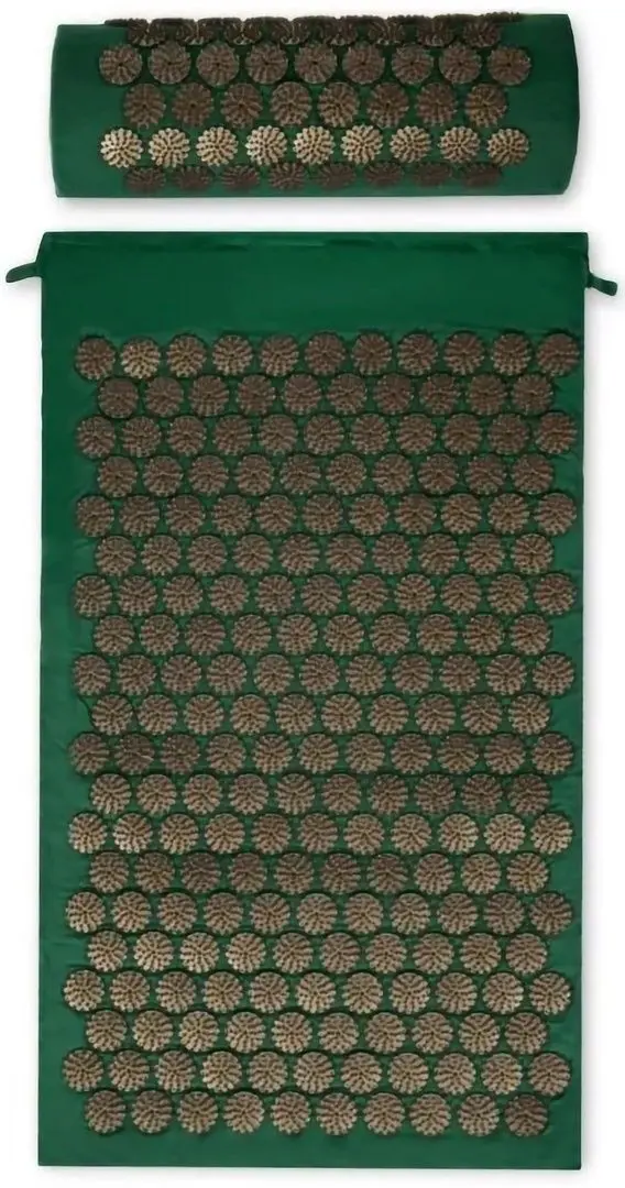 Массажный коврик с подушкой Kraft&Dele Professional KD11901 (Green)