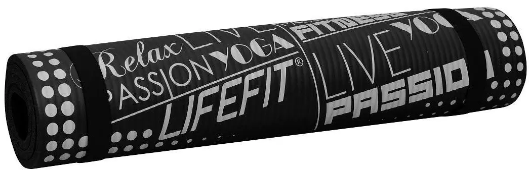 Коврик для йоги LifeFit Exclusive 100x58x1 (Black)